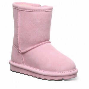 Μποτεσ Bearpaw Elle Toddler Zipper παιδικα ροζ | FZG9662OX