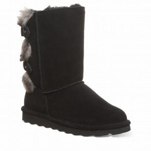 Μποτεσ Bearpaw Eloise Wide γυναικεια μαυρα | HFM498UC