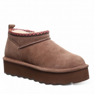 μποτα πλατφορμα Bearpaw Retro Super Shorty Deco γυναικεια καφε | ZWM3351TL