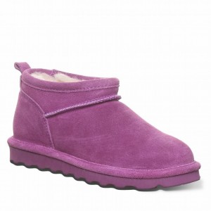 Μποτεσ Χιονιου Bearpaw Super Shorty γυναικεια μωβ | WYH4523HE