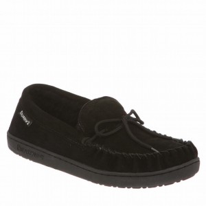 loafers Bearpaw Moc II ανδρικα μαυρα | AKX549FP