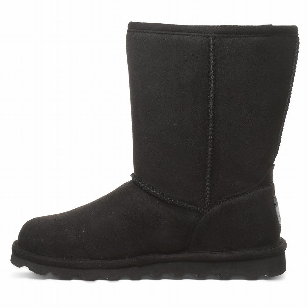 Μποτεσ Bearpaw Elle Short Vegan γυναικεια μαυρα | NYL3194GL