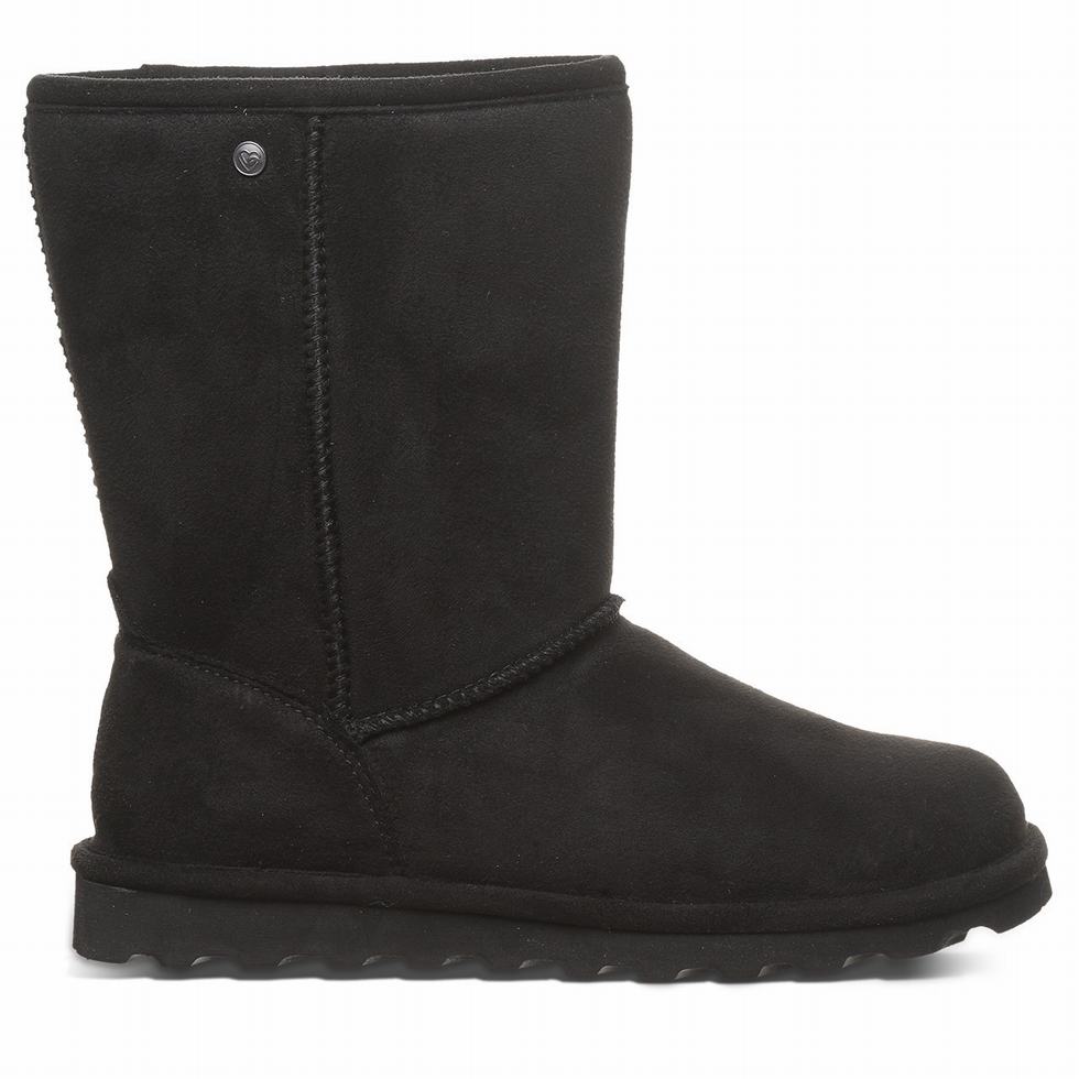 Μποτεσ Bearpaw Elle Short Vegan γυναικεια μαυρα | NYL3194GL