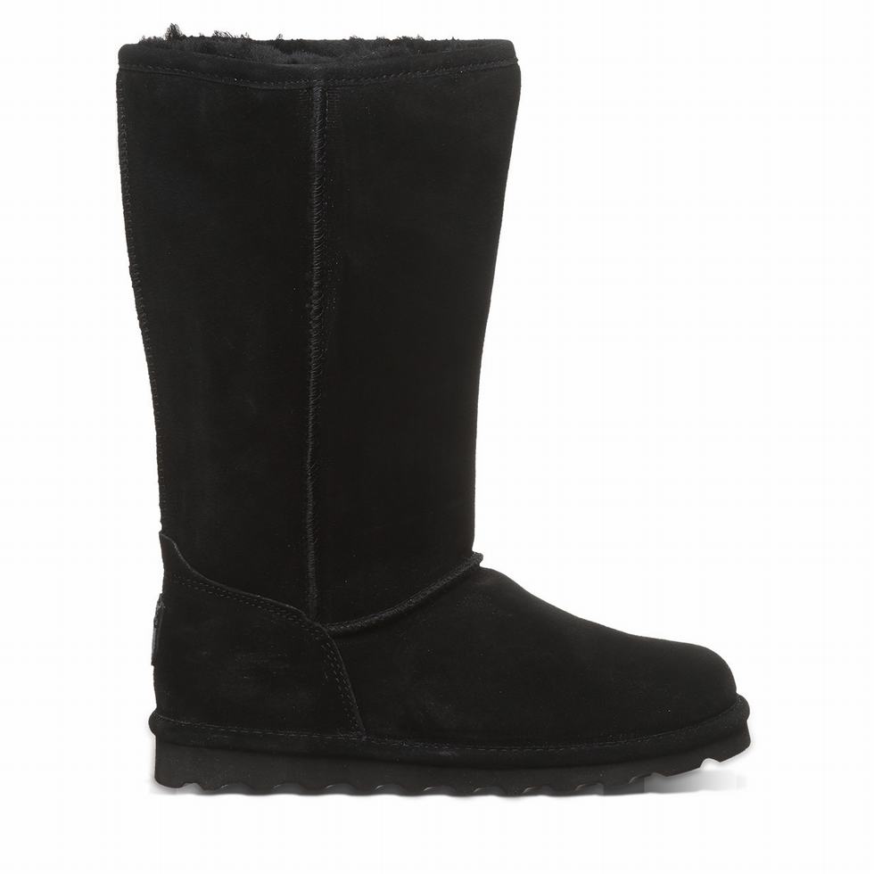 Μποτεσ Bearpaw Elle Tall Wide γυναικεια μαυρα | ZKQ7672ZB