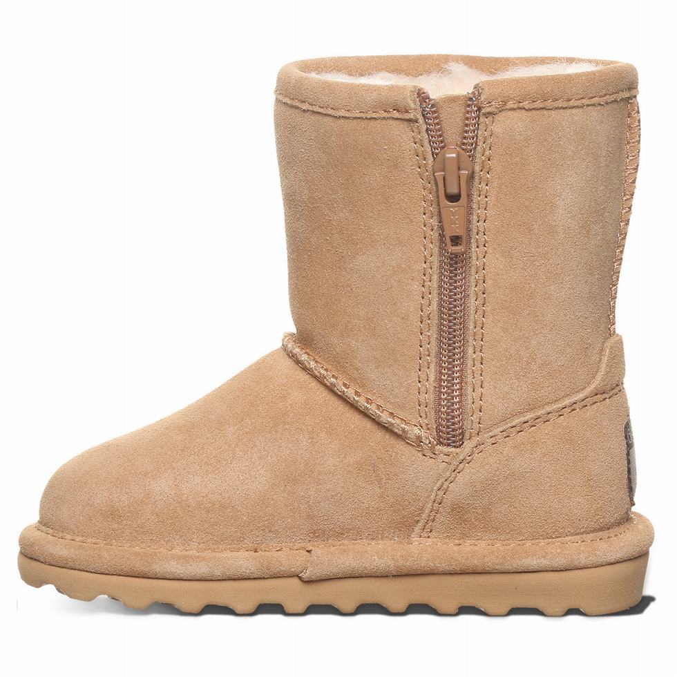 Μποτεσ Bearpaw Elle Toddler Zipper παιδικα καφε | BBA172ML