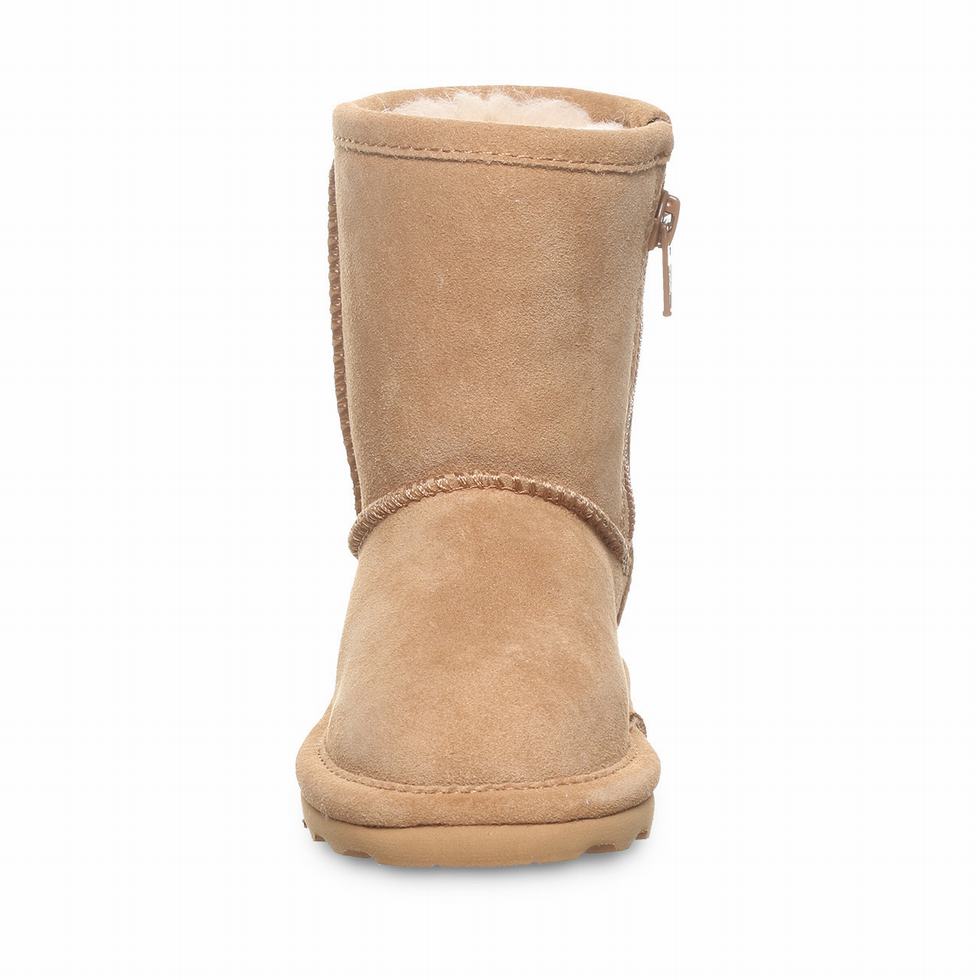 Μποτεσ Bearpaw Elle Toddler Zipper παιδικα καφε | BBA172ML