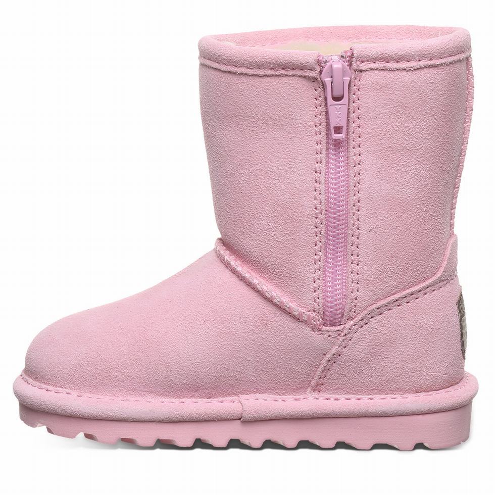 Μποτεσ Bearpaw Elle Toddler Zipper παιδικα ροζ | FZG9662OX