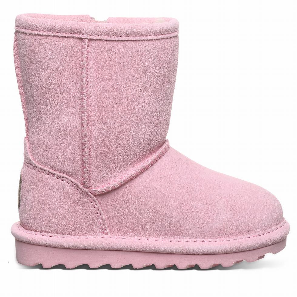 Μποτεσ Bearpaw Elle Toddler Zipper παιδικα ροζ | FZG9662OX