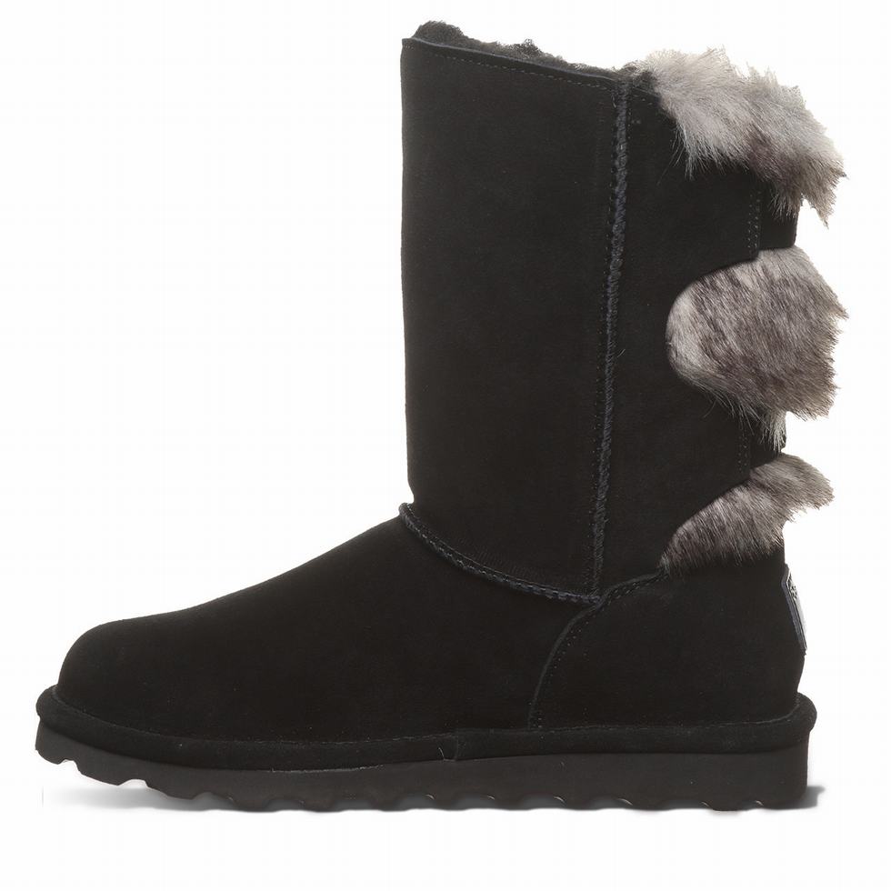 Μποτεσ Bearpaw Eloise Wide γυναικεια μαυρα | HFM498UC