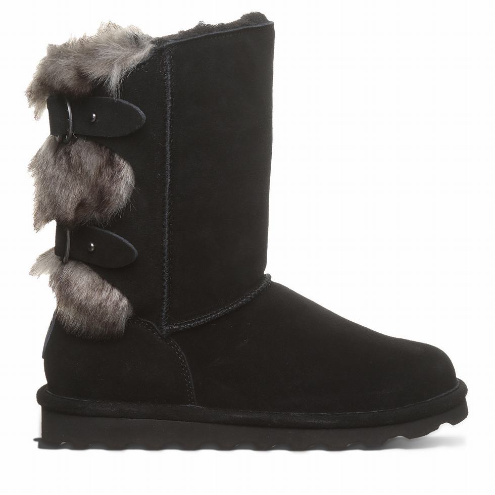 Μποτεσ Bearpaw Eloise Wide γυναικεια μαυρα | HFM498UC