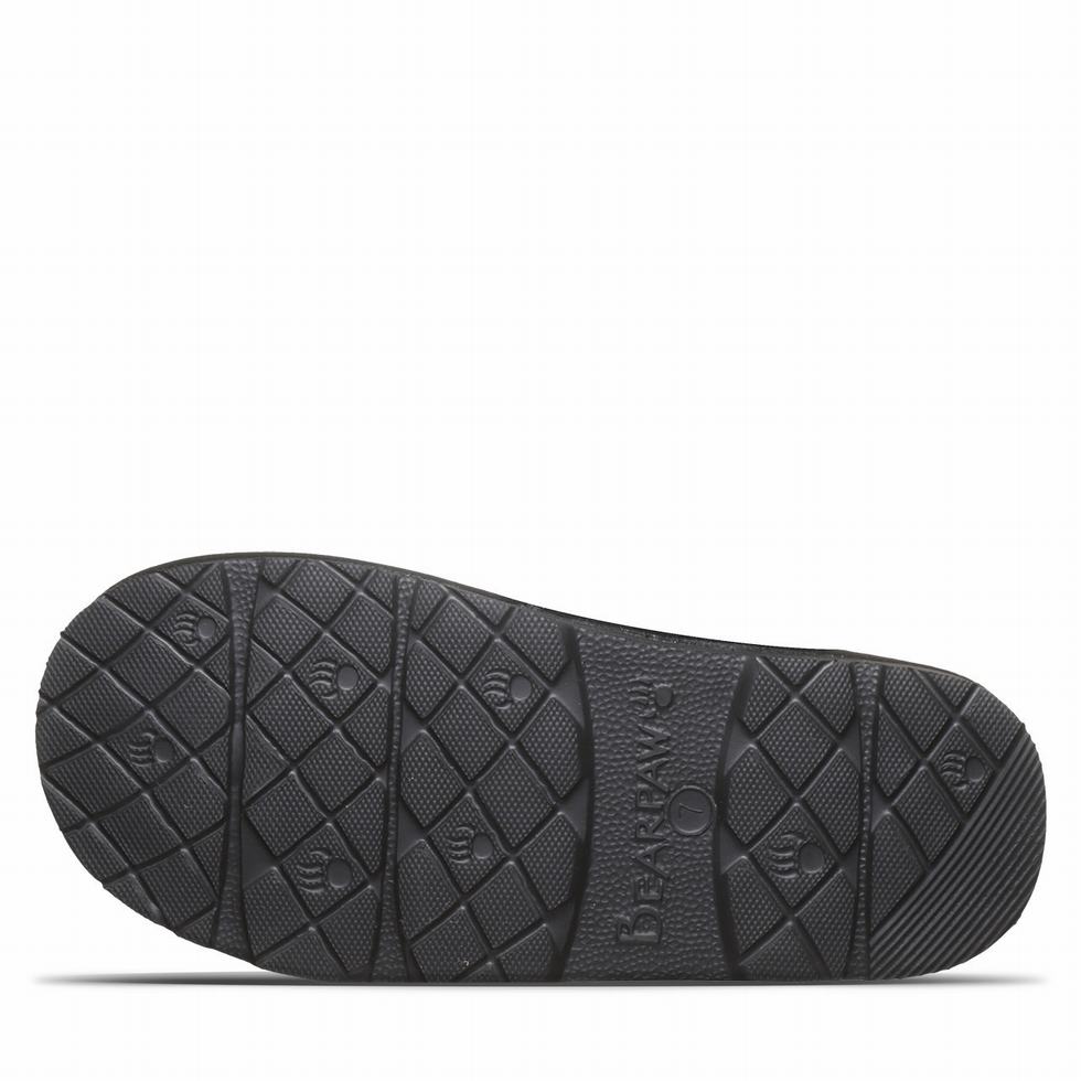 Παντοφλεσ Bearpaw Loki Exotic γυναικεια μαυρα | DIN910NU