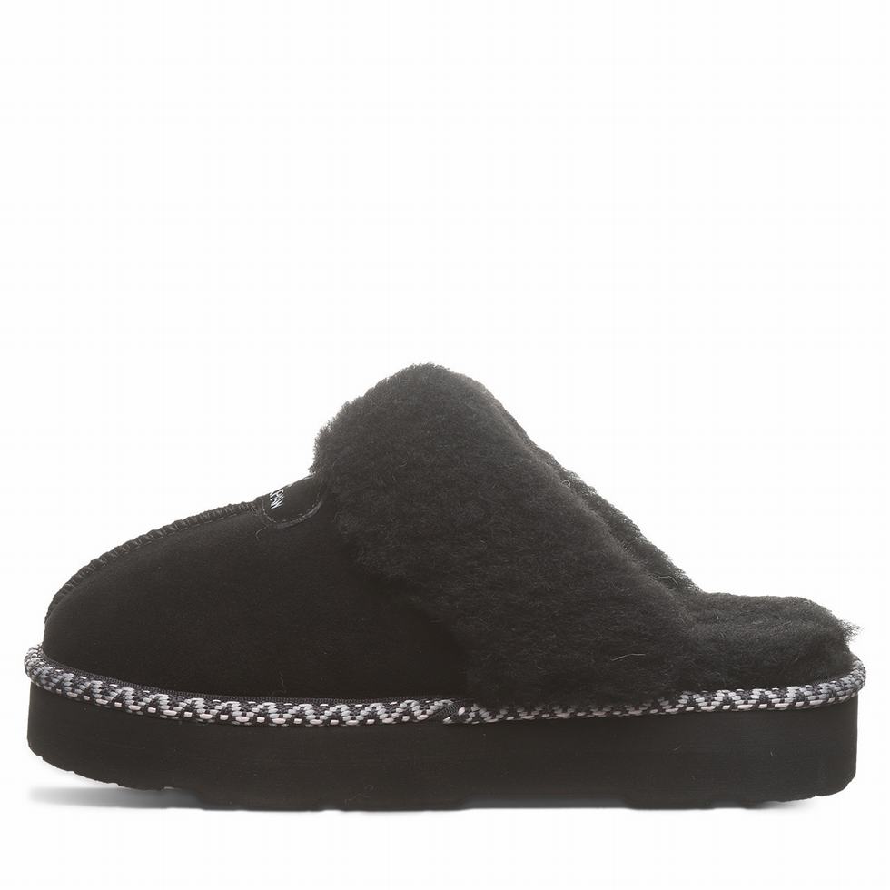 Παντοφλεσ Bearpaw Loki Platform Lo Deco γυναικεια μαυρα | DRY1930PN