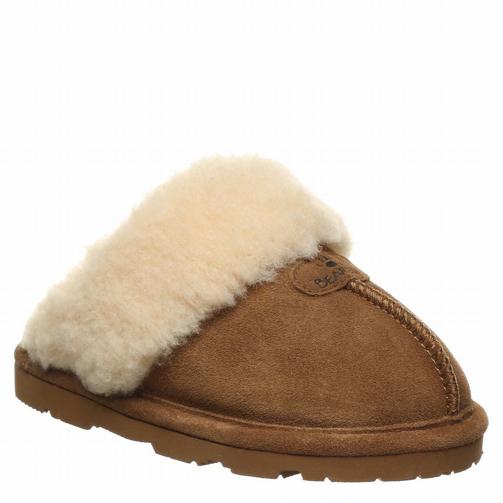 Παντοφλεσ Bearpaw Loki Youth παιδικα καφε | QCG5096YS