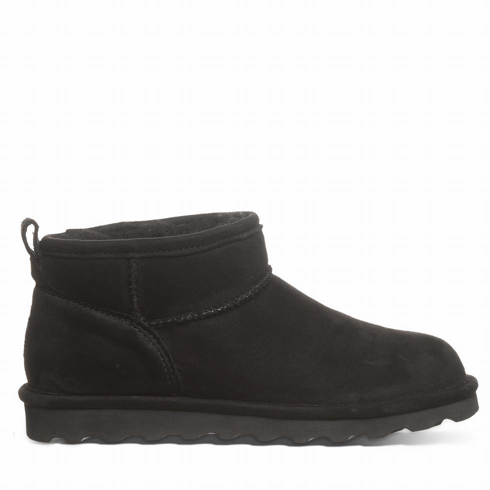 Μποτεσ Bearpaw Shorty Vegan γυναικεια μαυρα | QLI8515GU