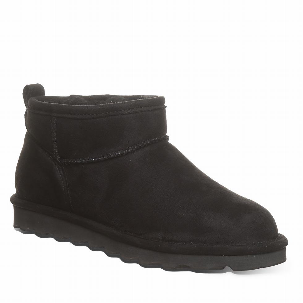 Μποτεσ Bearpaw Shorty Vegan γυναικεια μαυρα | QLI8515GU