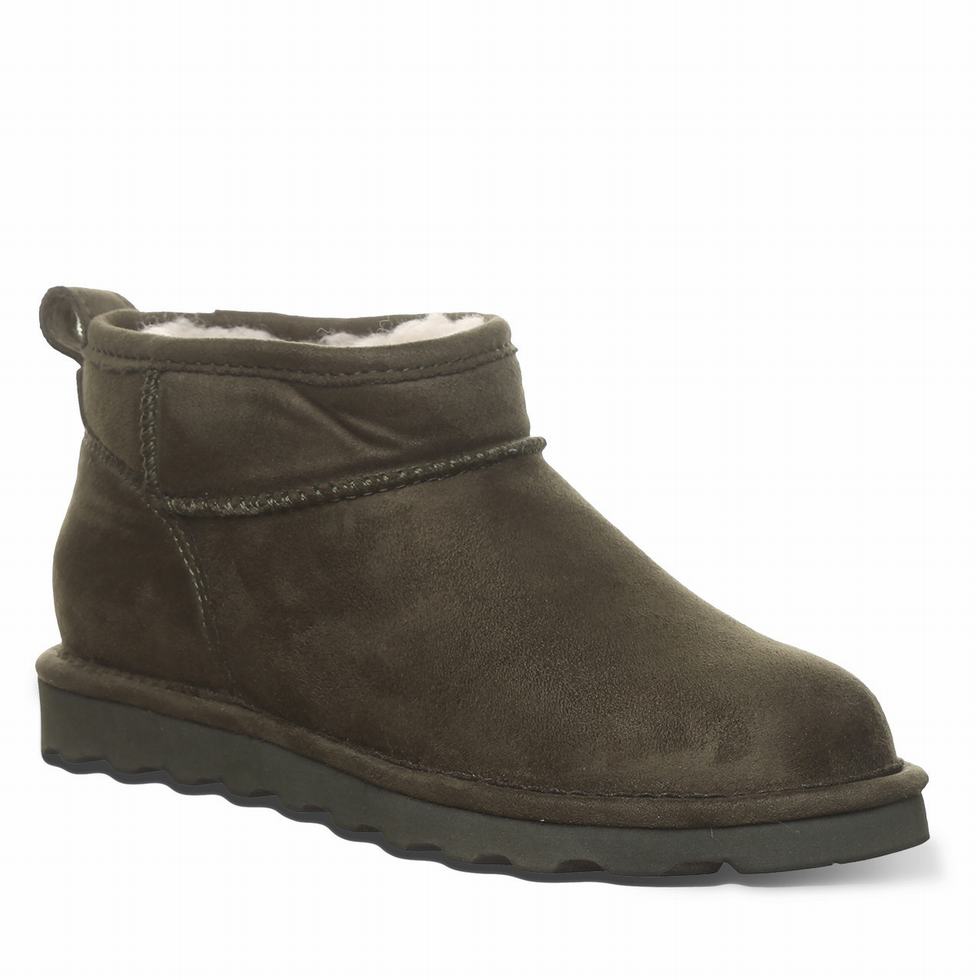 Μποτεσ Bearpaw Shorty Vegan γυναικεια πρασινο | VCG7913OT