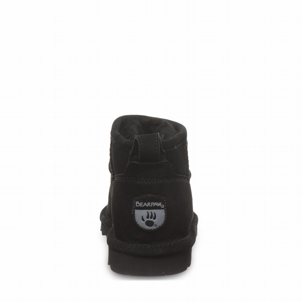 Μποτεσ Bearpaw Shorty Wide γυναικεια μαυρα | GHG436UE