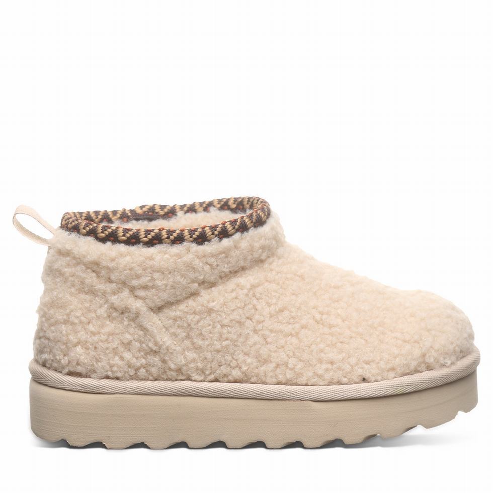 Μποτεσ Bearpaw Snuggle Daphne Deco Youth παιδικα Μπεζ | OVR10050WD