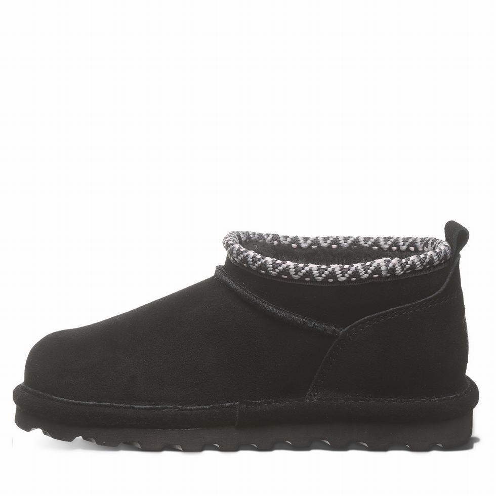 Μποτεσ Bearpaw Super Shorty Deco Youth παιδικα μαυρα | BXI3666FN