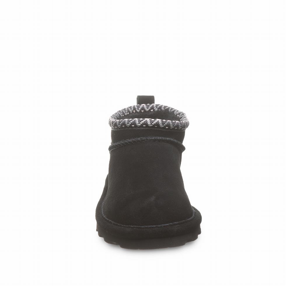 Μποτεσ Bearpaw Super Shorty Deco Youth παιδικα μαυρα | BXI3666FN