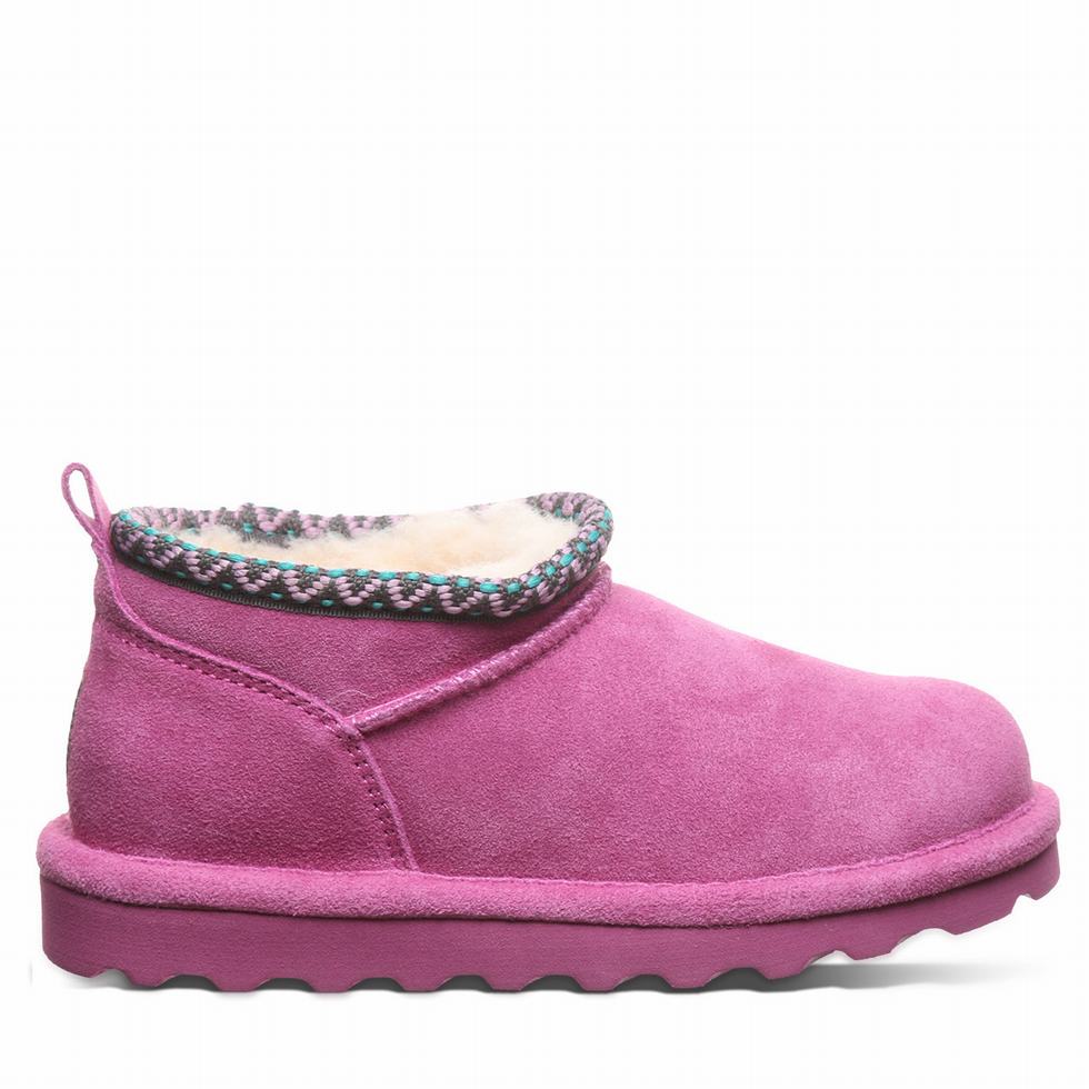 Μποτεσ Bearpaw Super Shorty Deco Youth παιδικα μωβ | DGB3928TM