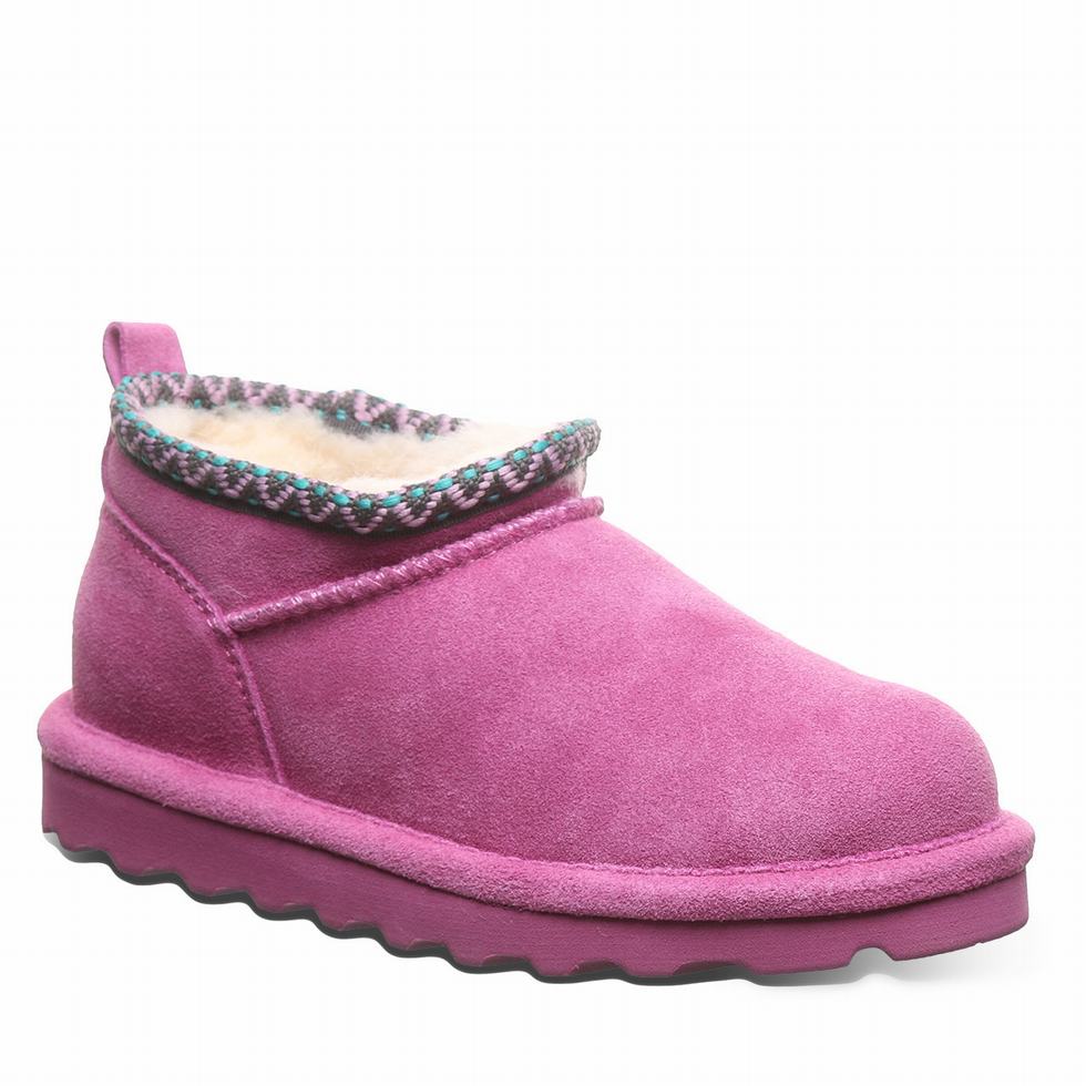 Μποτεσ Bearpaw Super Shorty Deco Youth παιδικα μωβ | DGB3928TM