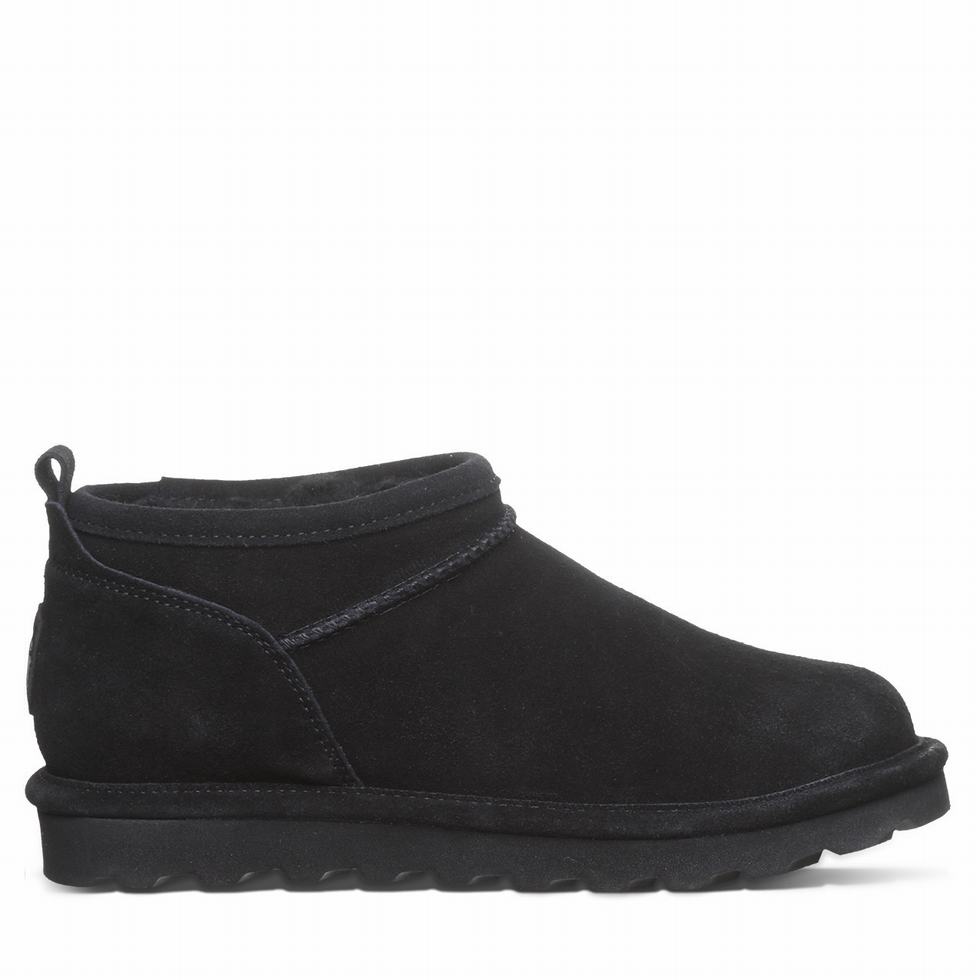 Μποτεσ Bearpaw Super Shorty Wide γυναικεια μαυρα | BHM1345GX