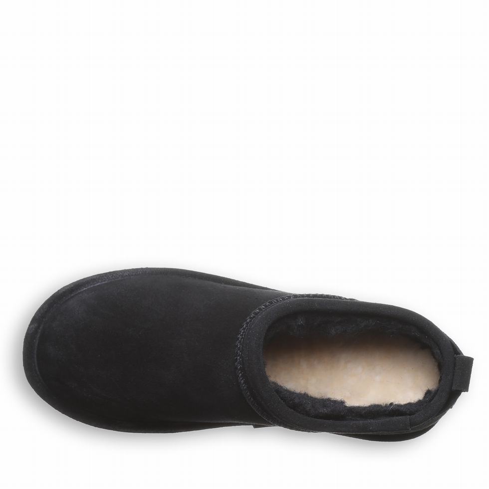 Μποτεσ Bearpaw Super Shorty Wide γυναικεια μαυρα | BHM1345GX