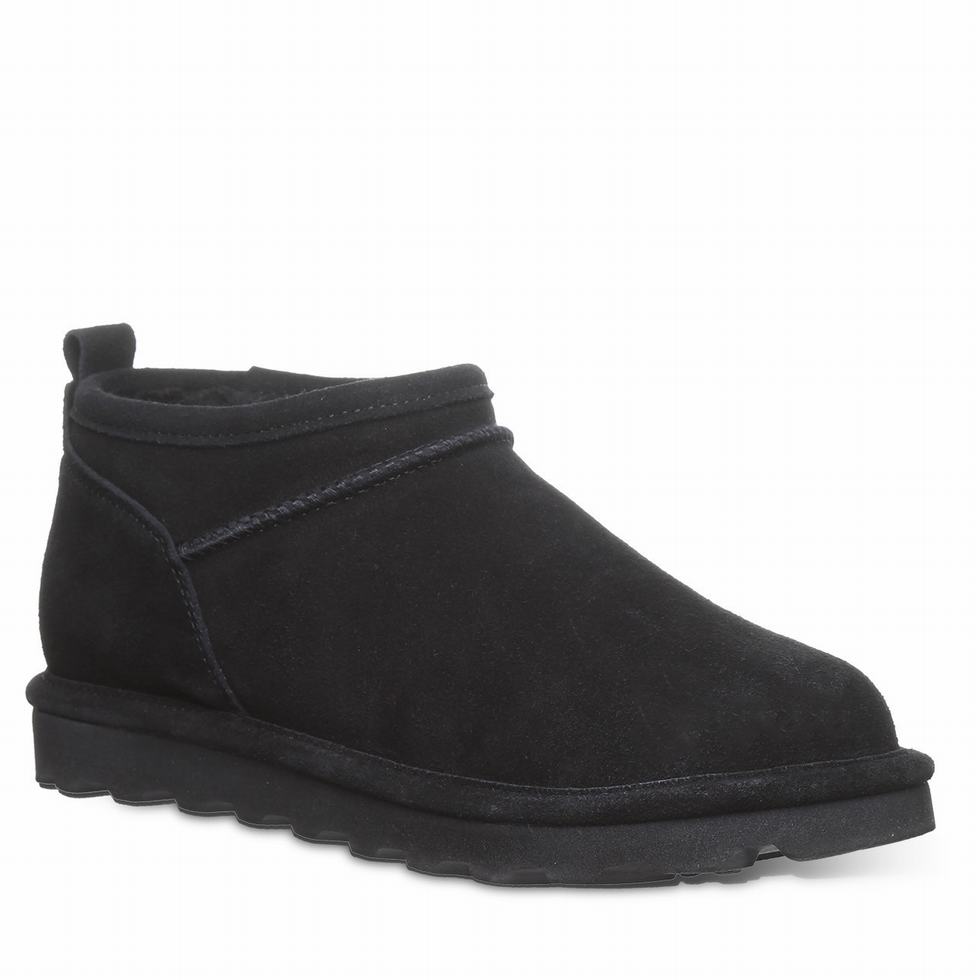 Μποτεσ Bearpaw Super Shorty Wide γυναικεια μαυρα | BHM1345GX