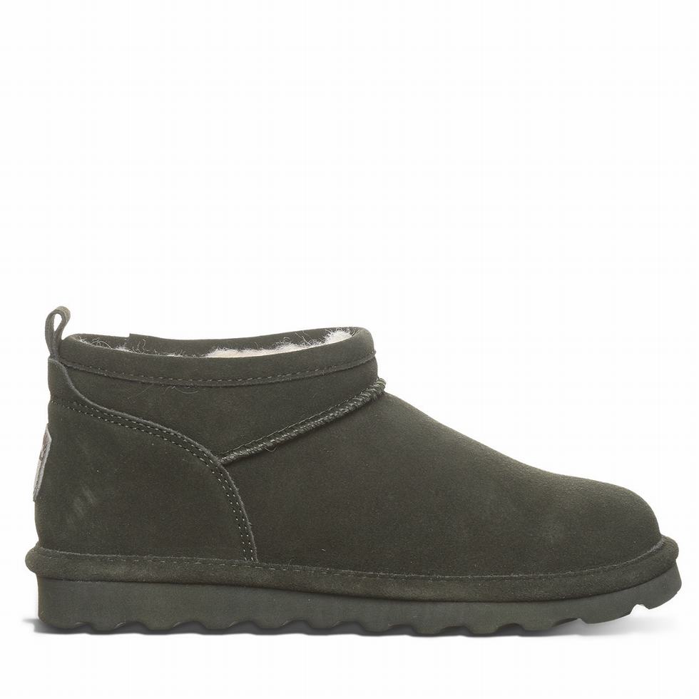 Μποτεσ Bearpaw Super Shorty Wide γυναικεια πρασινο | TXE9645RO