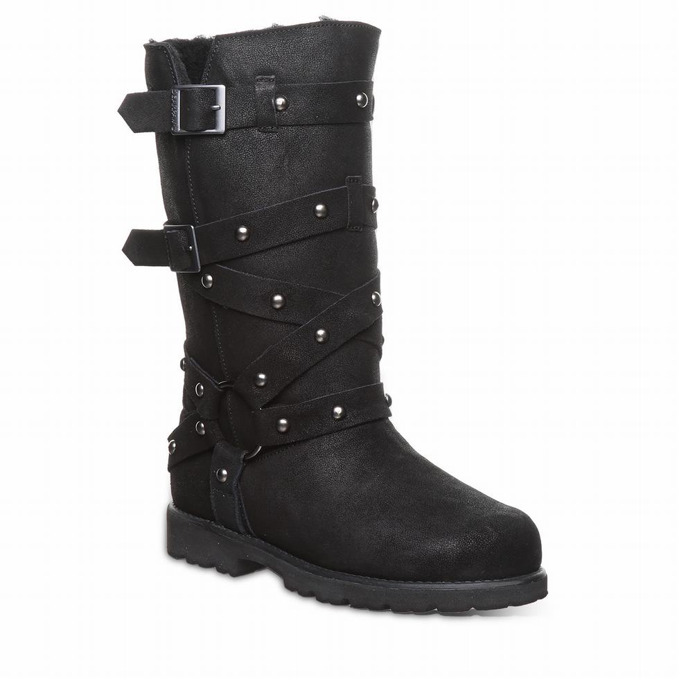 Μποτεσ Bearpaw Theo γυναικεια μαυρα | XFW8587KR