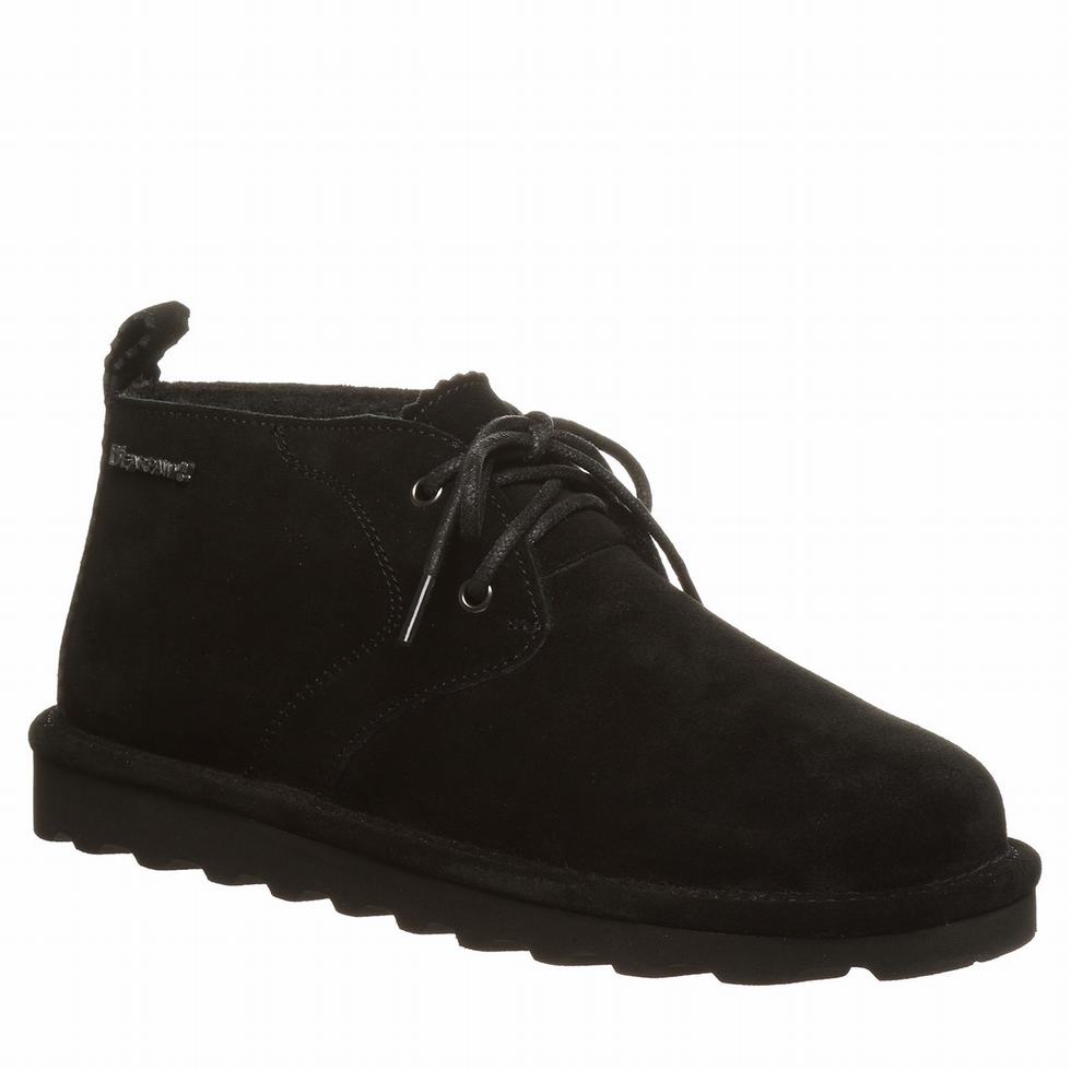 Μποτακια Chukka Bearpaw Skye Wide γυναικεια μαυρα | PSE5440XV