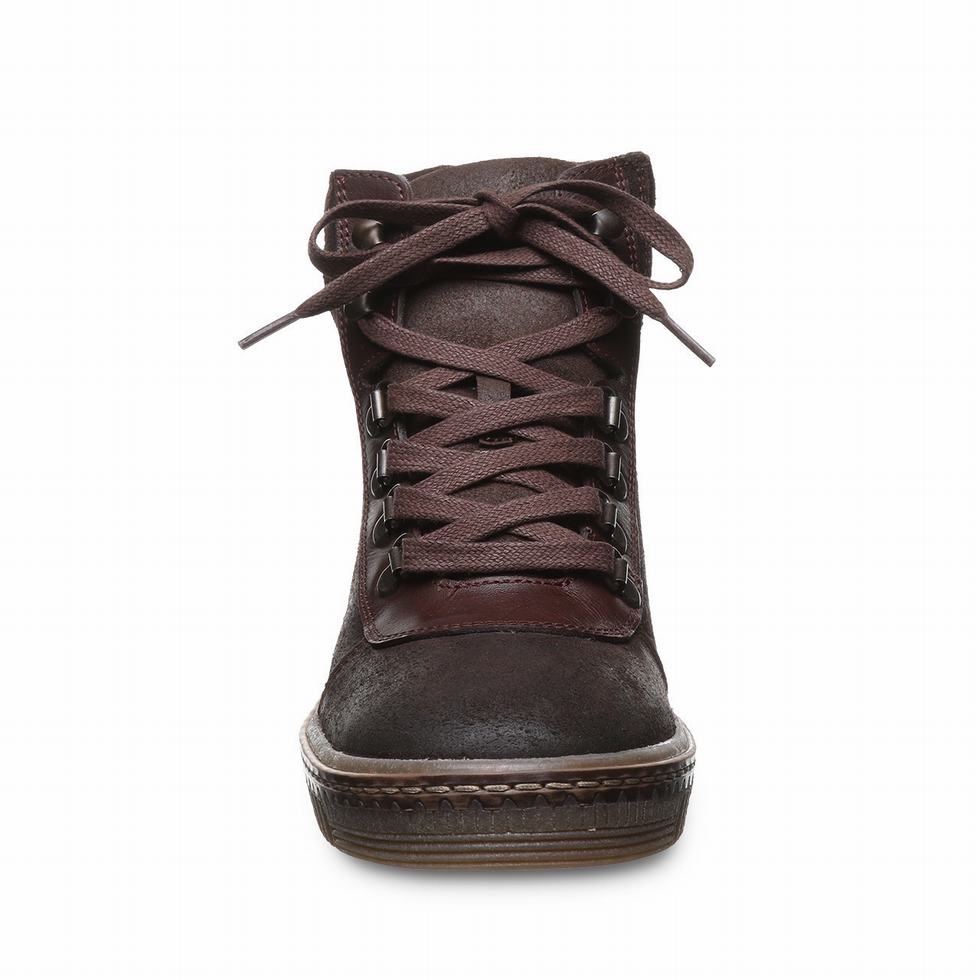 Ψηλα Sneakers Bearpaw Nelida γυναικεια καφε | PHV2791HR