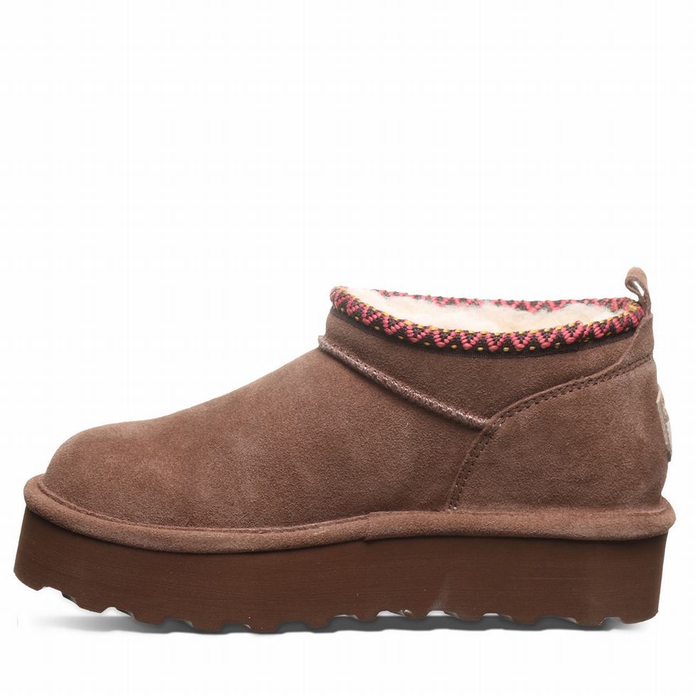 μποτα πλατφορμα Bearpaw Retro Super Shorty Deco γυναικεια καφε | ZWM3351TL