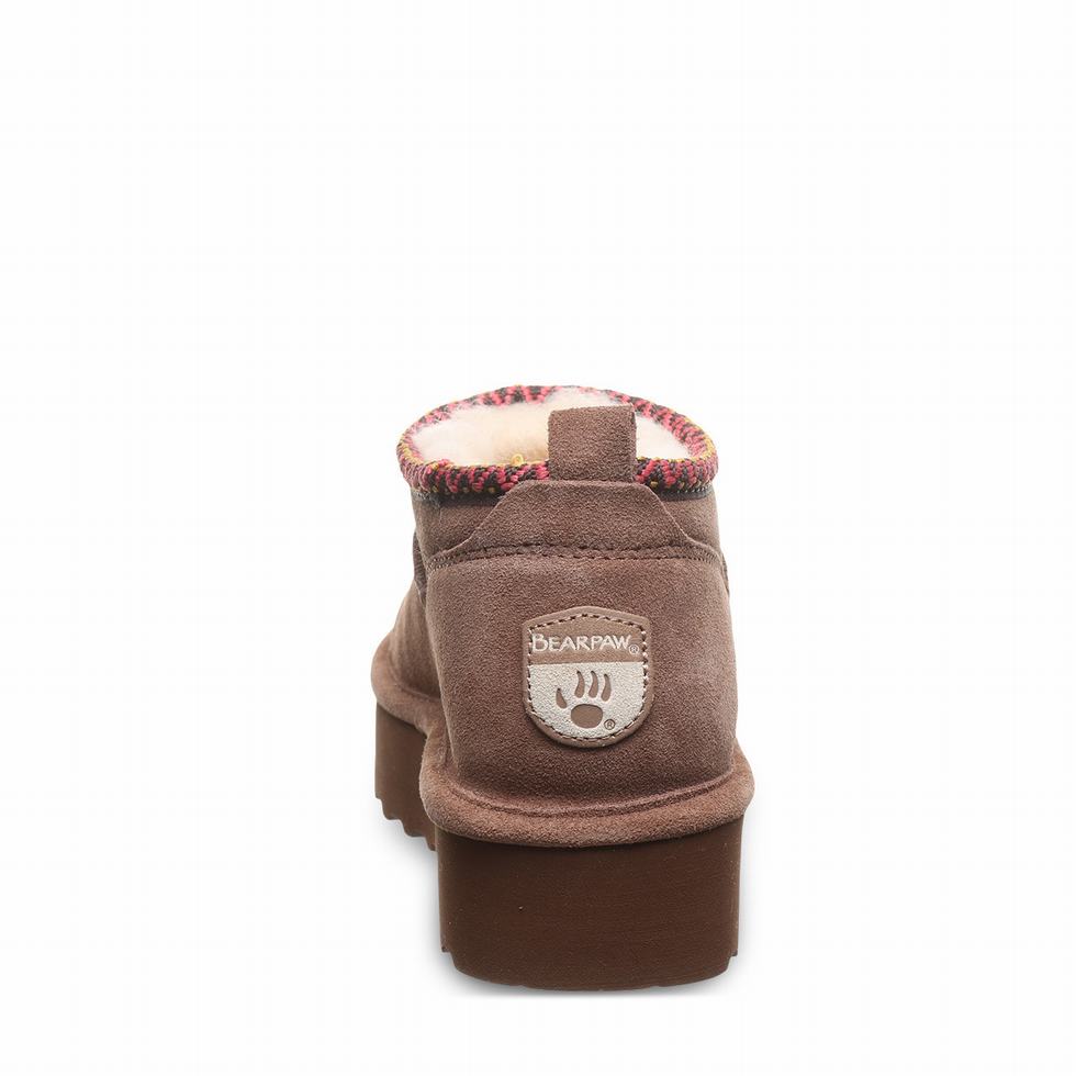 μποτα πλατφορμα Bearpaw Retro Super Shorty Deco γυναικεια καφε | ZWM3351TL