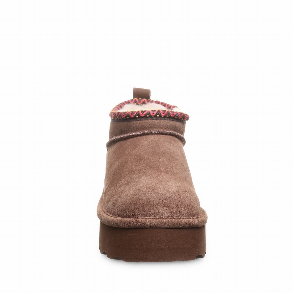 μποτα πλατφορμα Bearpaw Retro Super Shorty Deco γυναικεια καφε | ZWM3351TL