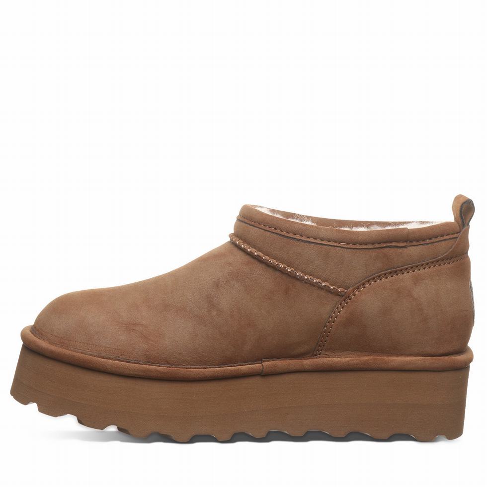 μποτα πλατφορμα Bearpaw Retro Super Shorty Vegan γυναικεια καφε | AZU3736ST