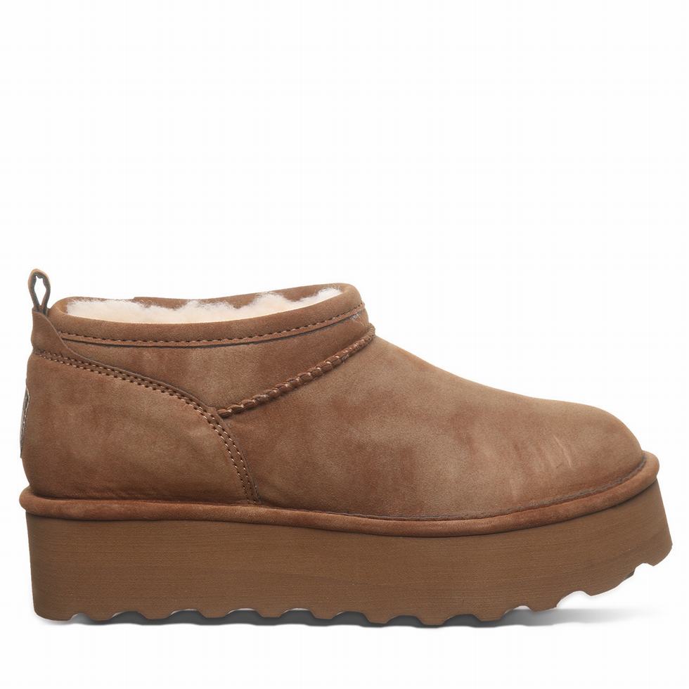 μποτα πλατφορμα Bearpaw Retro Super Shorty Vegan γυναικεια καφε | AZU3736ST