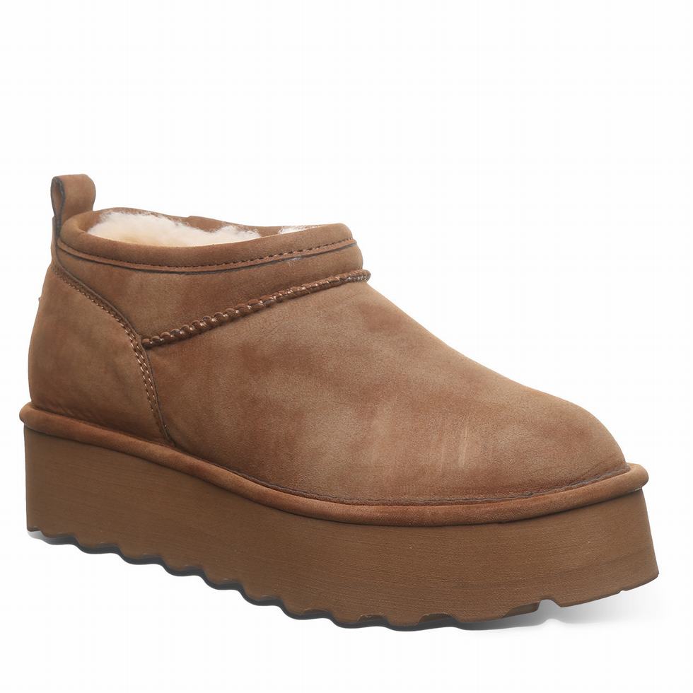 μποτα πλατφορμα Bearpaw Retro Super Shorty Vegan γυναικεια καφε | AZU3736ST