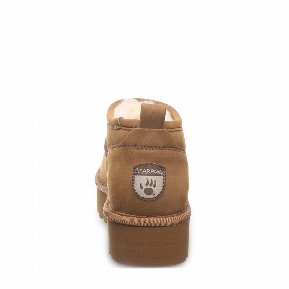 μποτα πλατφορμα Bearpaw Retro Super Shorty Vegan γυναικεια καφε | YGK7332CZ