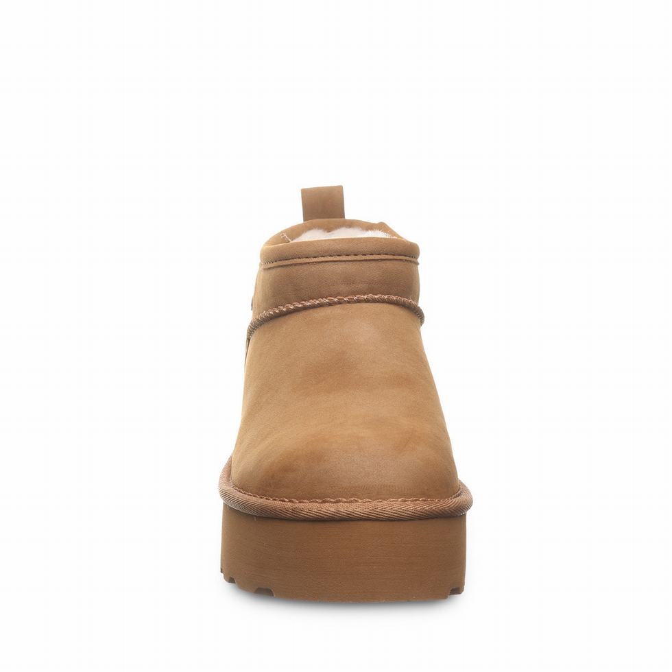 μποτα πλατφορμα Bearpaw Retro Super Shorty Vegan γυναικεια καφε | YGK7332CZ