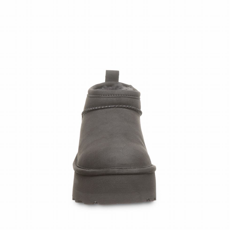 μποτα πλατφορμα Bearpaw Retro Super Shorty Vegan γυναικεια γκρι | ZPL496KL